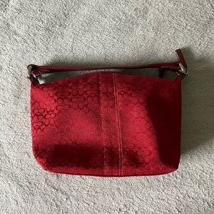 Small Red Coach purse